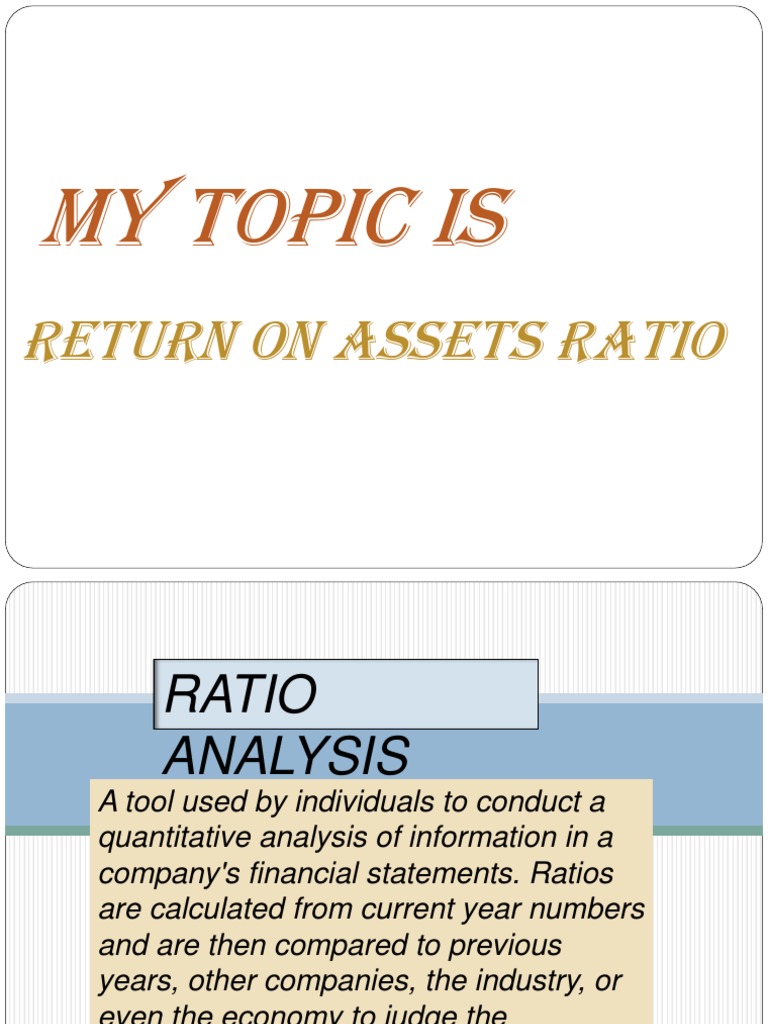 Understanding Return on Assets Ratio | PDF