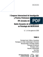 I Congreso Internacional de Investigación y Práctica Profesional en Psicología - Memorias Tomo 2