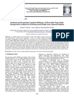 Synthesis and Evaluation Catalytic Efficiency of Perovskite-Type Oxide Nanopowders in Removal of Bromocresol Purple From Aqueous Solution