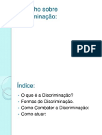 Trabalho Sobre Discriminação