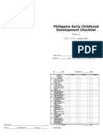 ECCD Checklist print ready