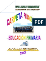 CARATULA CARPETA PEDAGOGICA