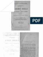 Elemente de economie rurală pentru uzul agricultorilor şi şcolilor de agricultură