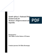 Sudafrica Frameworkequality PDF