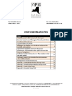 NYPIRG 2014 Session Analysis