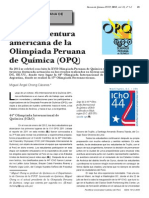 Revista Olimpiada Peruana de Quimica 2012