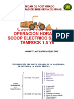 Costo Propiedad Operación Hora Del Scoop Electrico Sandvik