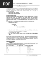 SPSS Lecture Sheet # 6
