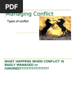 Types of Conflict