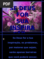 Se Deus for sua inspiração