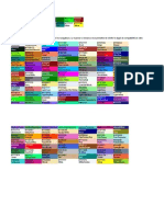 Couleurs Css