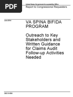 VA Spina Bifida Program Report (GAO #664305)