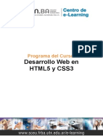 Programa Curso HTML5 CSS3