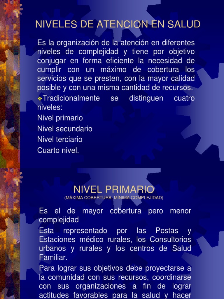 Niveles de Atención en Salud en Perú | PDF | Hospital | Cuidado de la salud