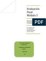 Disciplina en El Aula Evaluacion de Modulo