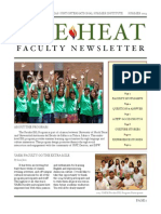 2014 Faculty ESL Program Newsletter