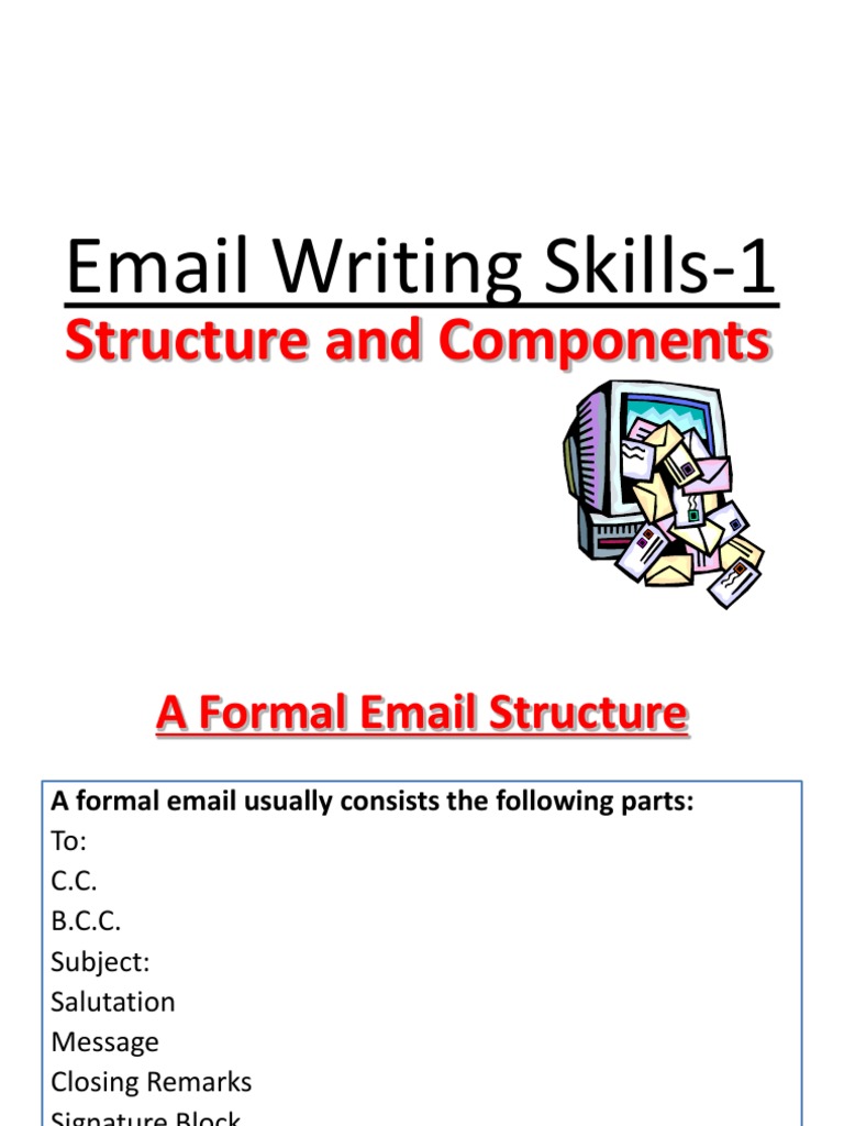 Formal Email Structure and Components | PDF | Ellipsis | Email