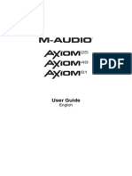 Axiom - User Guide - V1.0 - English