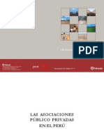 PROINVERSIÓN: Asociaciones Público Privadas en el Perú