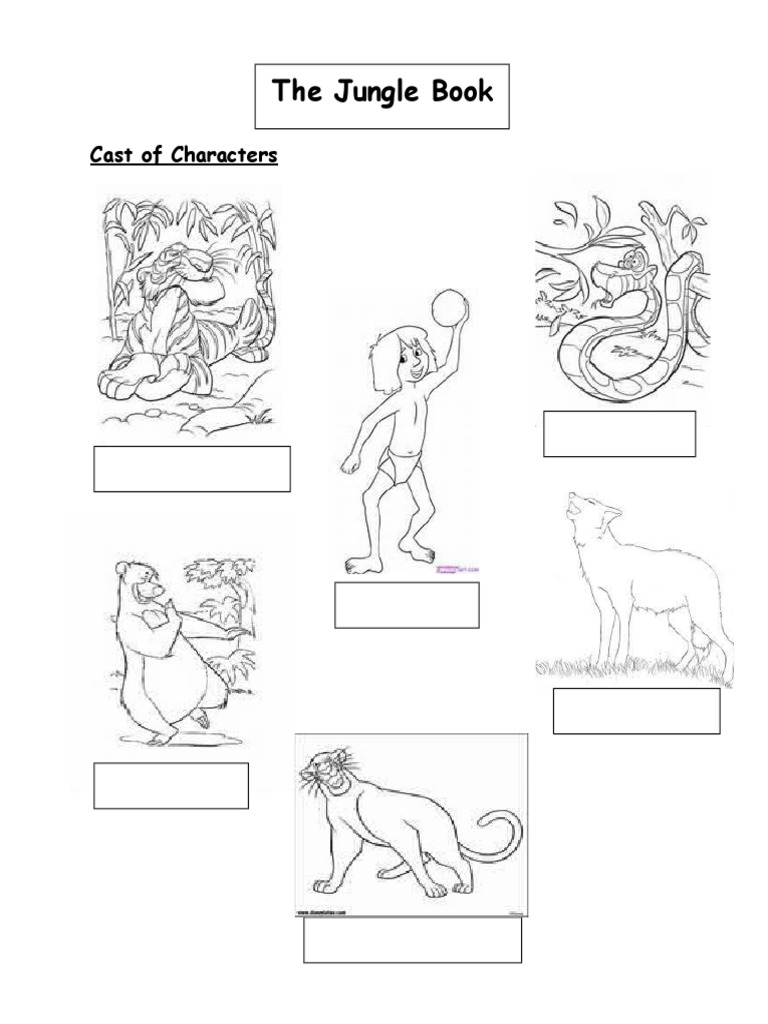Jungle Book Characters | PDF