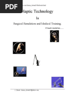 Haptic Technology: Surgical Simulation and Medical Training