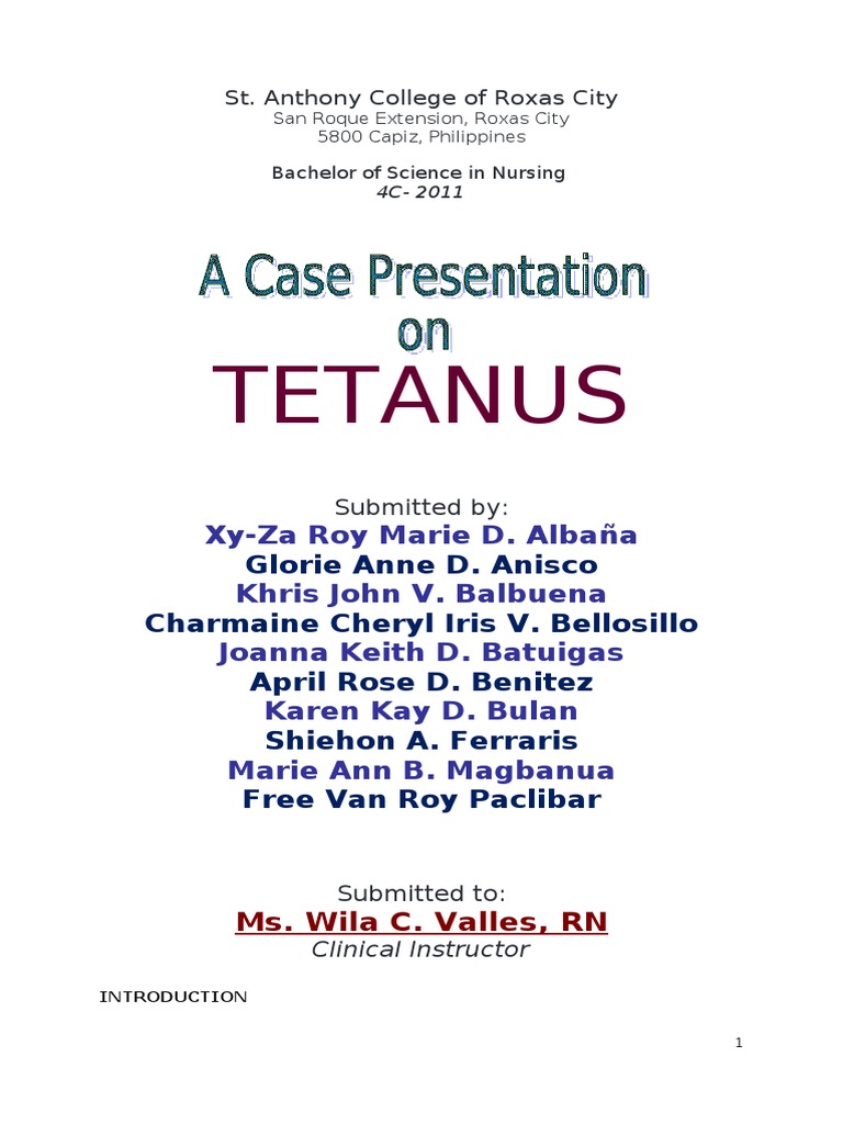 Cases of tetanus worldwide picture