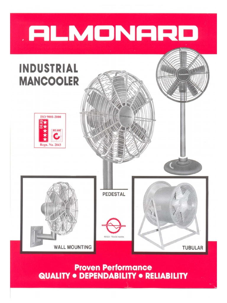 Almonard Pedestral Fan Catalog PDF