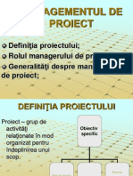 Managementul de Proiect