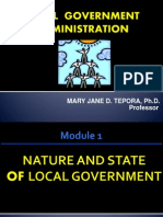 Local Government Administration