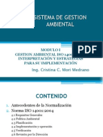 Modulo I Sistema de Gestion Ambiental Iso 14001-2004-Mayo 2014