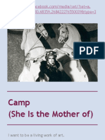 Camp (She Is the Mother of)