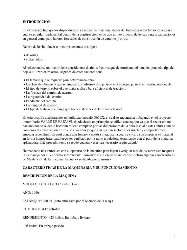 PD Bulldozer | PDF | Hogar, jardinería y bricolaje | Informática