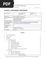 Payroll Procedures