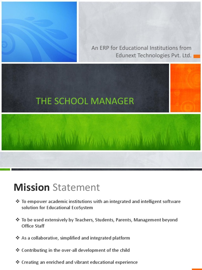 The School Management Software | PDF | Websites | Enterprise Resource ...