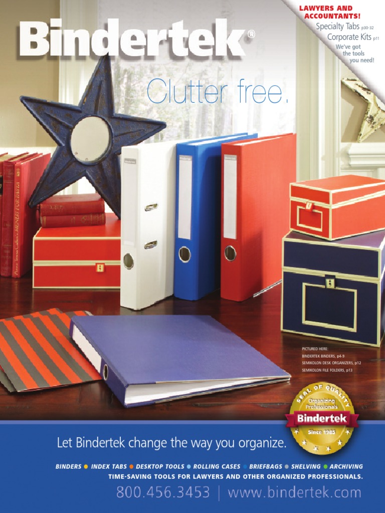 Bindertek Catalog | PDF | Bookbinding | Desk
