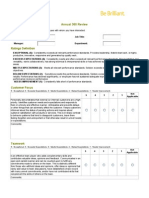 360 Peer Evaluation Form