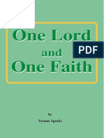 One Lord and One Faith