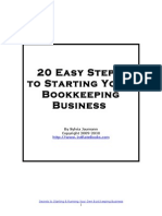 20 Easy Steps To Starting Your Bookkeeping Business: by Sylvia Jaumann