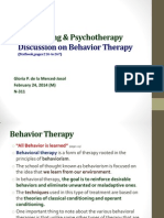 Behavior Therapy