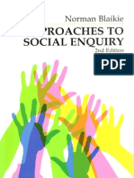 Approaches To Social Enquiry (Blaikie) CHPT 1