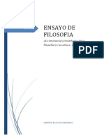 Filosofia y Eduacion