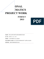 Afini Part 1 Additional Mathematics Project Work