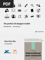 The Perfect Ux Designer Toolkit: Chui Chui Tan @chuisquared