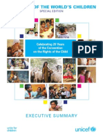 The State of the World's Children 2010 (Child's Rights) Summary