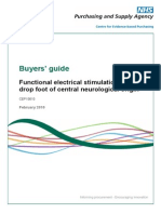 Buyers' Guide: Functional Electrical Stimulation For Drop Foot of Central Neurological Origin