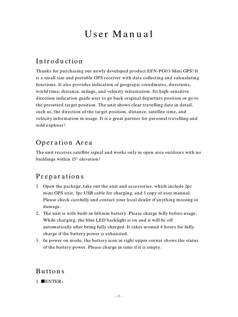 HC101 Mini GPS User Manual | PDF | Map | Global Positioning System