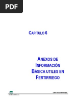 Chapter-Capitulo 6. Anexos de Información Básica Utiles en Fertirriego