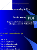 Clinical Immunologic Test Fubin Wang