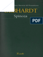 Spinoza - Carl Gebhardt