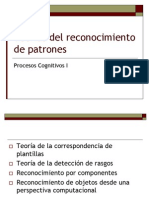 Teorias Del Reconocimiento de Patrones